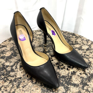 Michael Kors Heel Pointed Toe Pump Women's Size 6.5 Medium Black